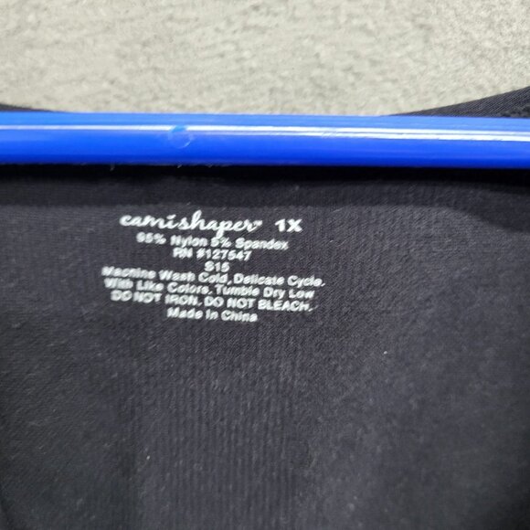 Camishaper Control Fit Body Shaper Size 1X Black - Picture 3 of 5